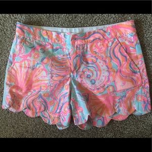 Lilly Pulitzer Scalloped Buttercup Print Sz 4